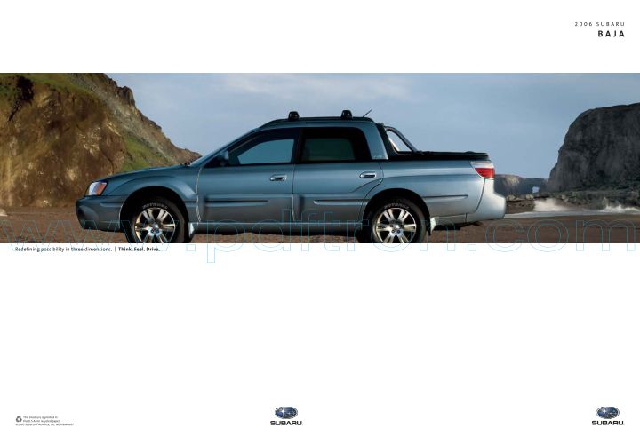 Cover of  Subaru Baja 2006.Pdf