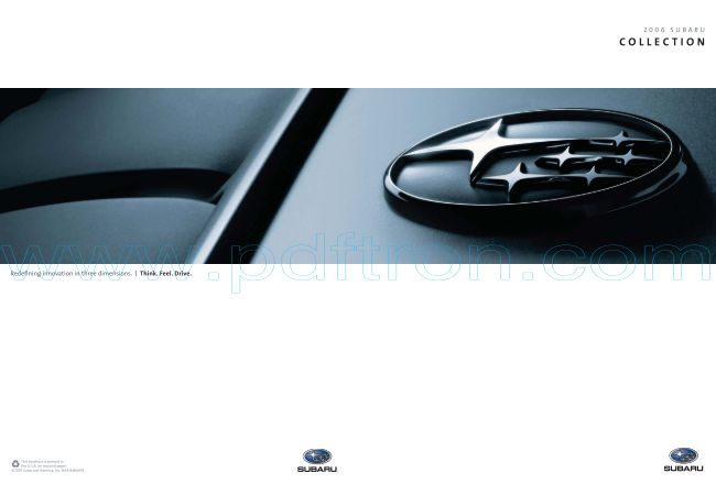 Cover of  Subaru Line 2006.Pdf