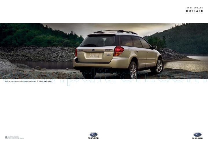 Cover of  Subaru Outback 2006.Pdf