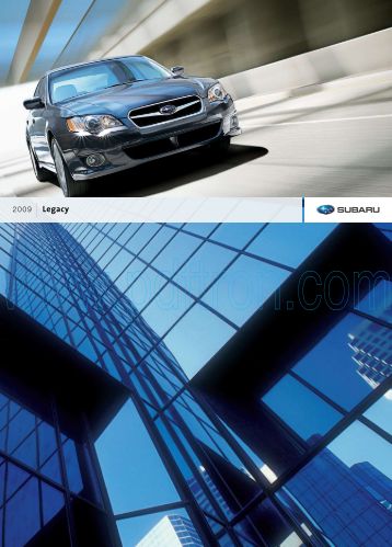 Cover of  Subaru Legacy 2009.Pdf