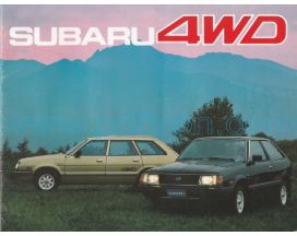 Cover of Subaru 4Wd Range.Pdf