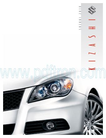 Cover of  Suzuki Kizashi 2010.Pdf