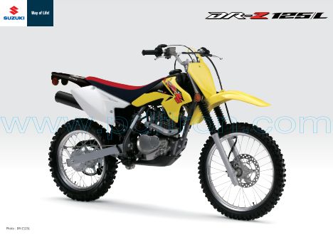 Cover of Suzuki Dr Z125L Motorcycle 2012.Pdf