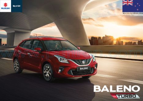 Cover of Suzuki Baleno Glx Turbo Specification Brochure.Pdf