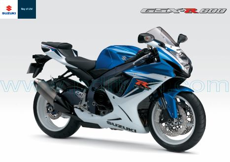 Cover of Suzuki Gsx R600 Motorcycle Brochure 2011.Pdf