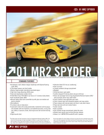 Cover of  Toyota Mr2 2001.Pdf