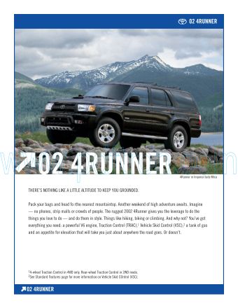 Cover of  Toyota 4Runner 2002.Pdf