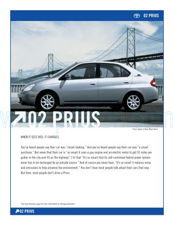 Cover of  Toyota Prius 2002.Pdf