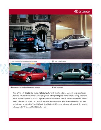 Cover of  Toyota Corolla 2005.Pdf