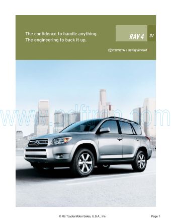 Cover of  Toyota Rav4 2007.Pdf