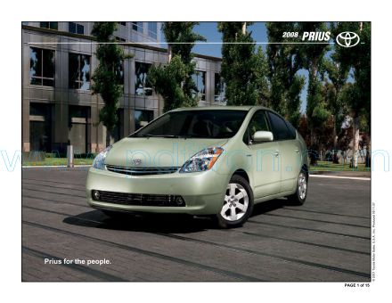 Cover of  Toyota Prius 2008.Pdf