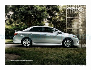 Cover of  Toyota Corolla 2009.Pdf