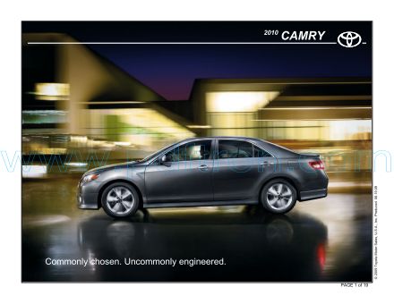 Cover of  Toyota Camry 2010.Pdf