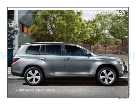 Cover of  Toyota Highlander 2010.Pdf