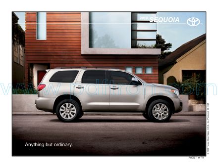 Cover of  Toyota Sequoia 2010.Pdf