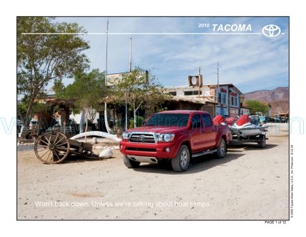 Cover of  Toyota Tacoma 2010.Pdf