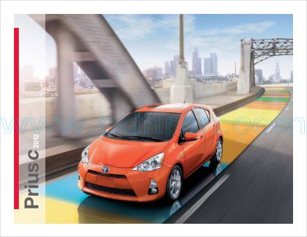 Cover of  Toyota Prius C 2012.Pdf