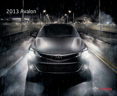 Cover of  Toyota Avalon 2013.pdf