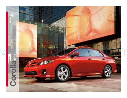 Cover of  Toyota Corolla 2013.Pdf