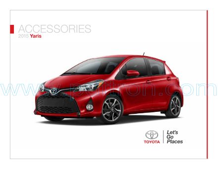 Cover of  Toyota Yaris Acssy 2015.Pdf