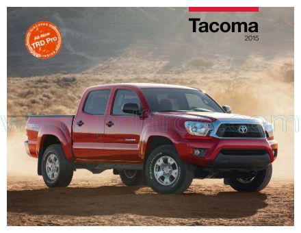 Cover of  Toyota Tacoma 2015.Pdf