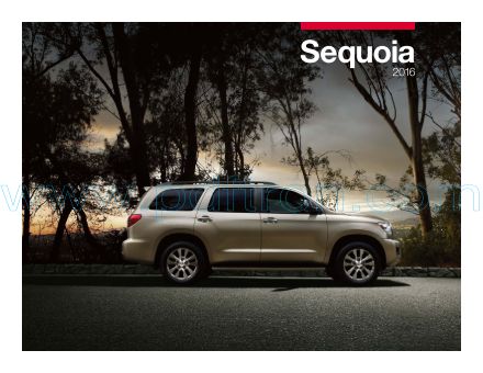 Cover of  Toyota Sequoia 2016.Pdf