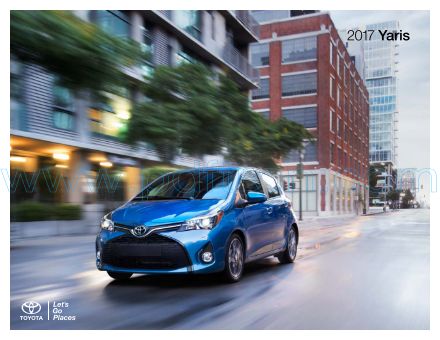 Cover of  Toyota Yaris 2017.Pdf