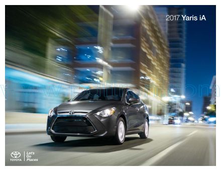 Cover of  Toyota Yaris İa 2017.Pdf