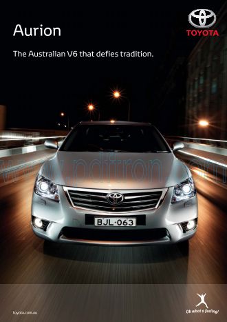 Cover of Toyota Aurion Xv40 Iı Brochure 201104.Pdf