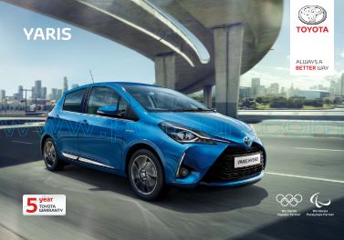 Cover of Toyota Yaris Hybrid Xp210 Brochure.Pdf