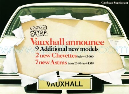 Cover of Vauxhall 1980 Brochure Suppliment.Pdf