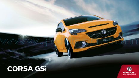 Cover of Vauxhall Corsa Gsi Car Brochure 2018.Pdf