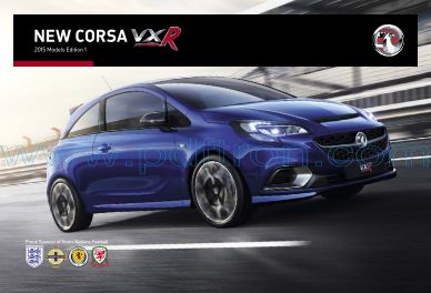 Cover of Vauxhall Corsa Vxr Car Brochure 2015.Pdf