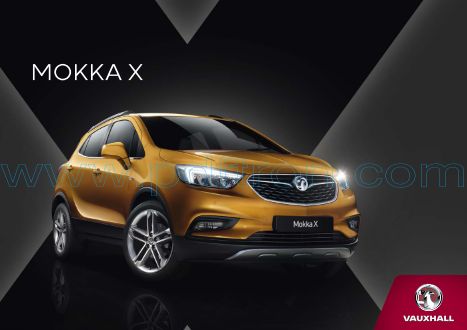 Cover of Vauxhall Mokka X Car Brochure 2018.Pdf