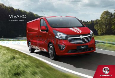 Cover of Vauxhall Vivaro Van Brochure 2018.Pdf