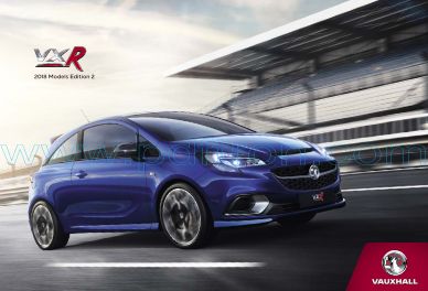 Cover of Vauxhall Vxr Range 2018.Pdf