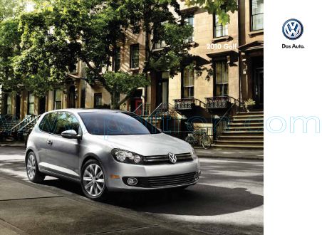 Cover of  Volkswagen Golf 2010.Pdf