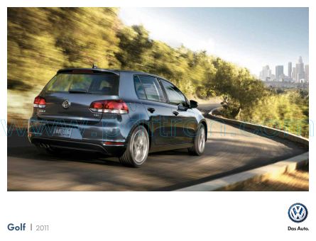 Cover of  Volkswagen Golf 2011.Pdf