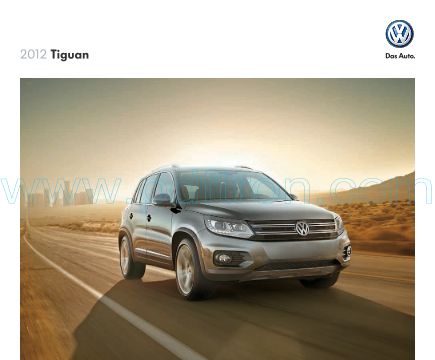 Cover of  Volkswagen Tiguan 2012.Pdf