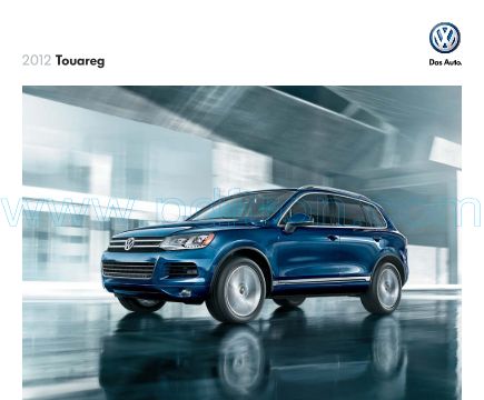 Cover of  Volkswagen Touareg 2012.Pdf