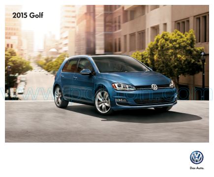 Cover of  Volkswagen Golf 2015.Pdf