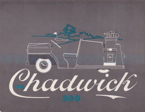 Cover of Chadwick 300 Golf Cart Brochure.Pdf