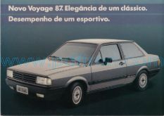 Cover of Volkswagen Voyage Car Brochure 1987.Pdf