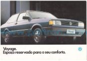 Cover of Volkswagen Voyage Car Brochure 1992.Pdf