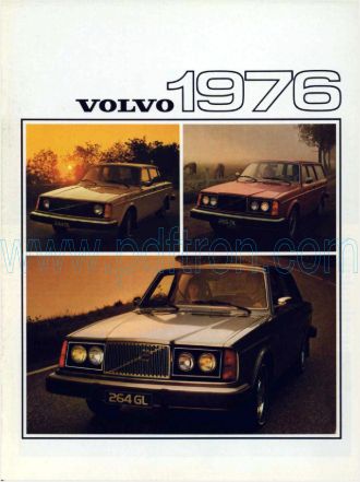 Cover of  Volvo Full Line 1976.Pdf