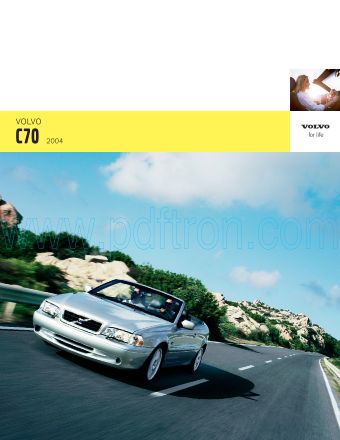 Cover of  Volvo C70 2004.Pdf