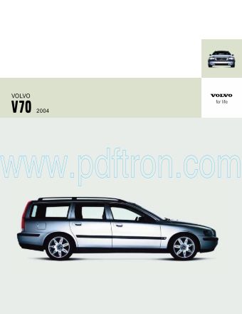 Cover of  Volvo V70 2004.Pdf