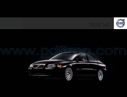 Cover of  Volvo S60 2008.Pdf