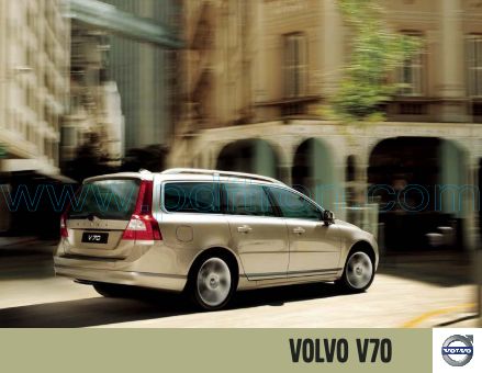 Cover of  Volvo V70 2010.Pdf