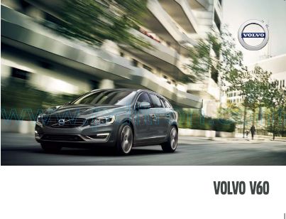 Cover of  Volvo V60 2016.Pdf